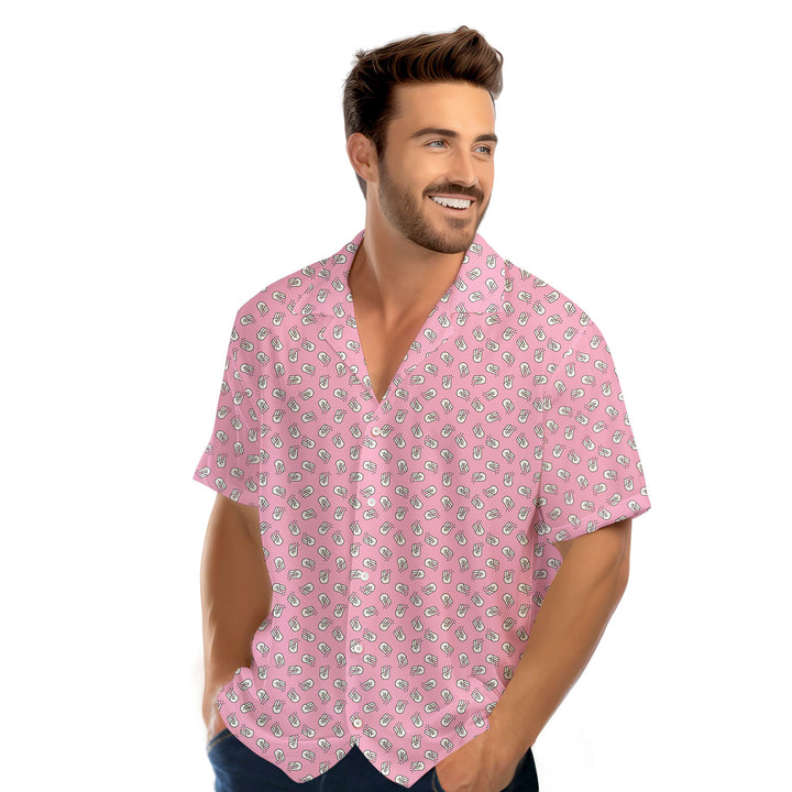 The Shocker Pink - Funny Golf Hawaiian Shirt 