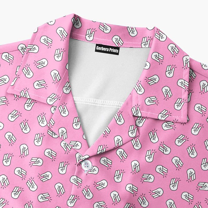 The Shocker Pink - Funny Golf Hawaiian Shirt 