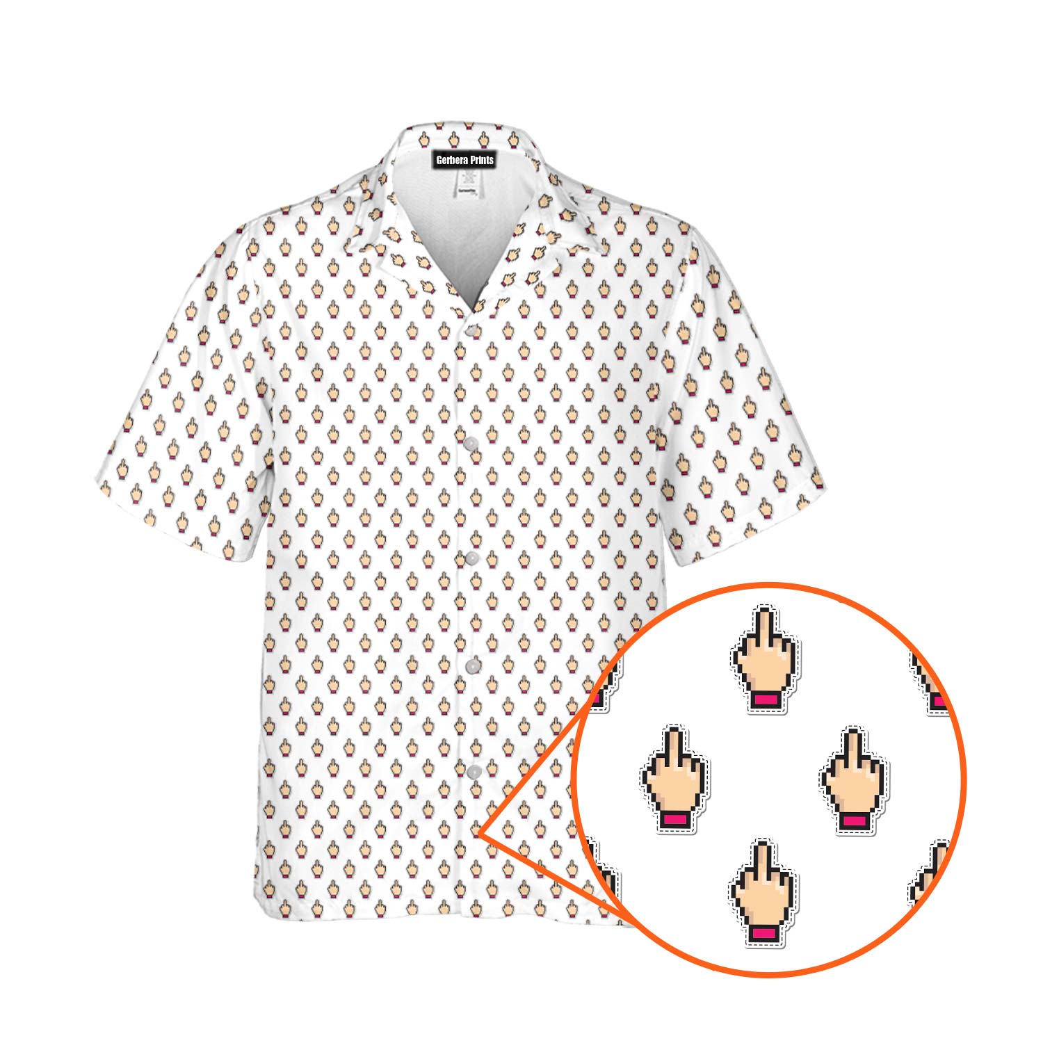 Friendly Hello - Funny Golf Hawaiian Shirt-Hawaiian Shirt-Gerbera Prints