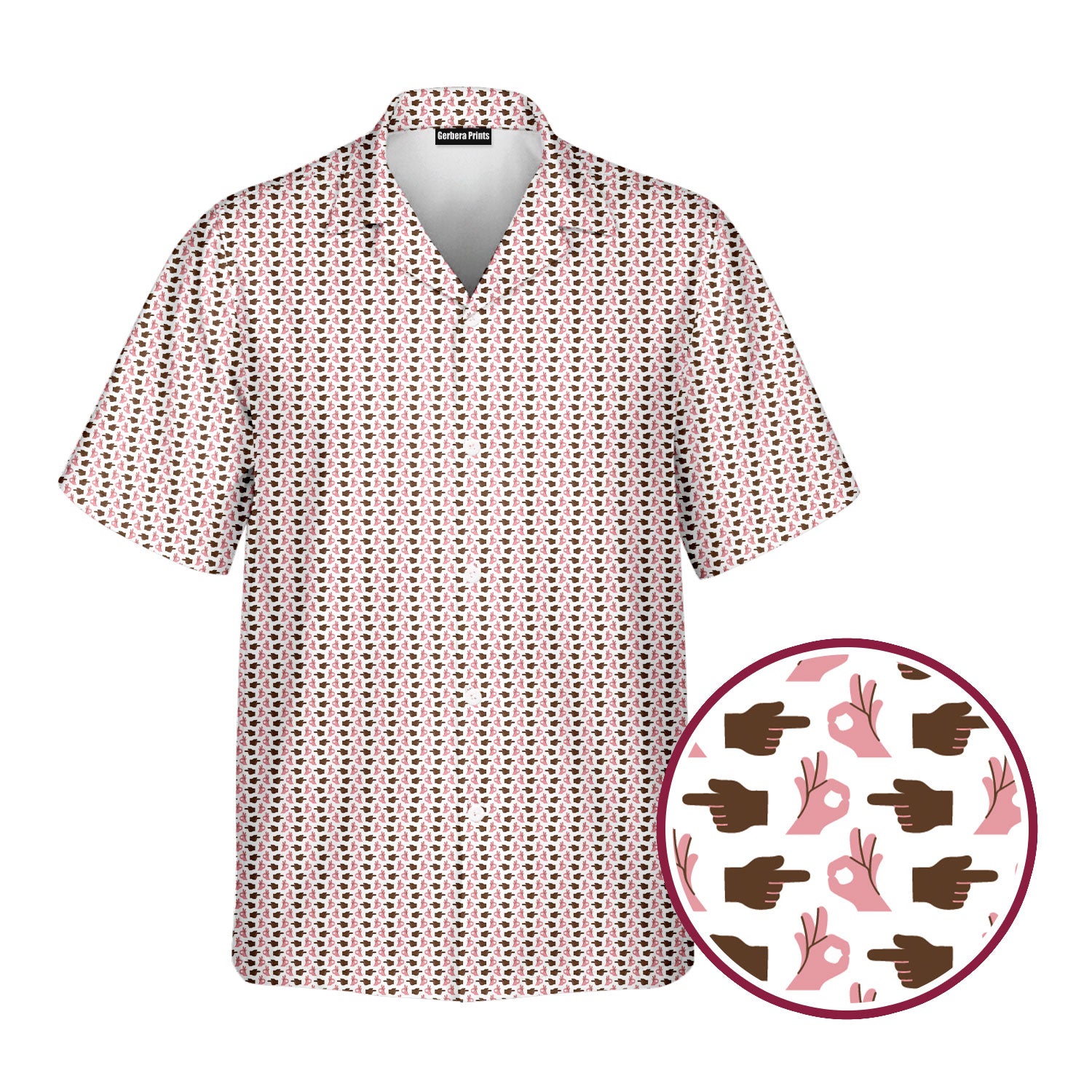 Hole In 1 - Golf Hawaiian Shirt-Hawaiian Shirt-Gerbera Prints