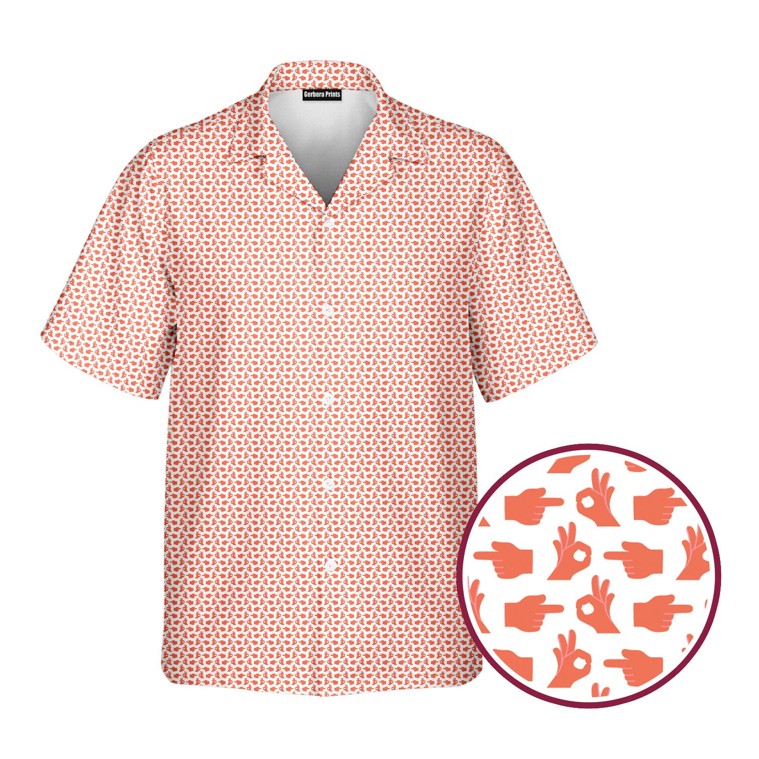 Hole In 1 - Golf Hawaiian Shirt-Hawaiian Shirt-Gerbera Prints