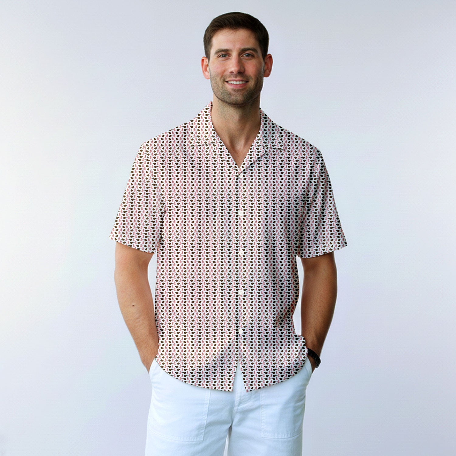 Hole In 1 - Golf Hawaiian Shirt-Hawaiian Shirt-Gerbera Prints