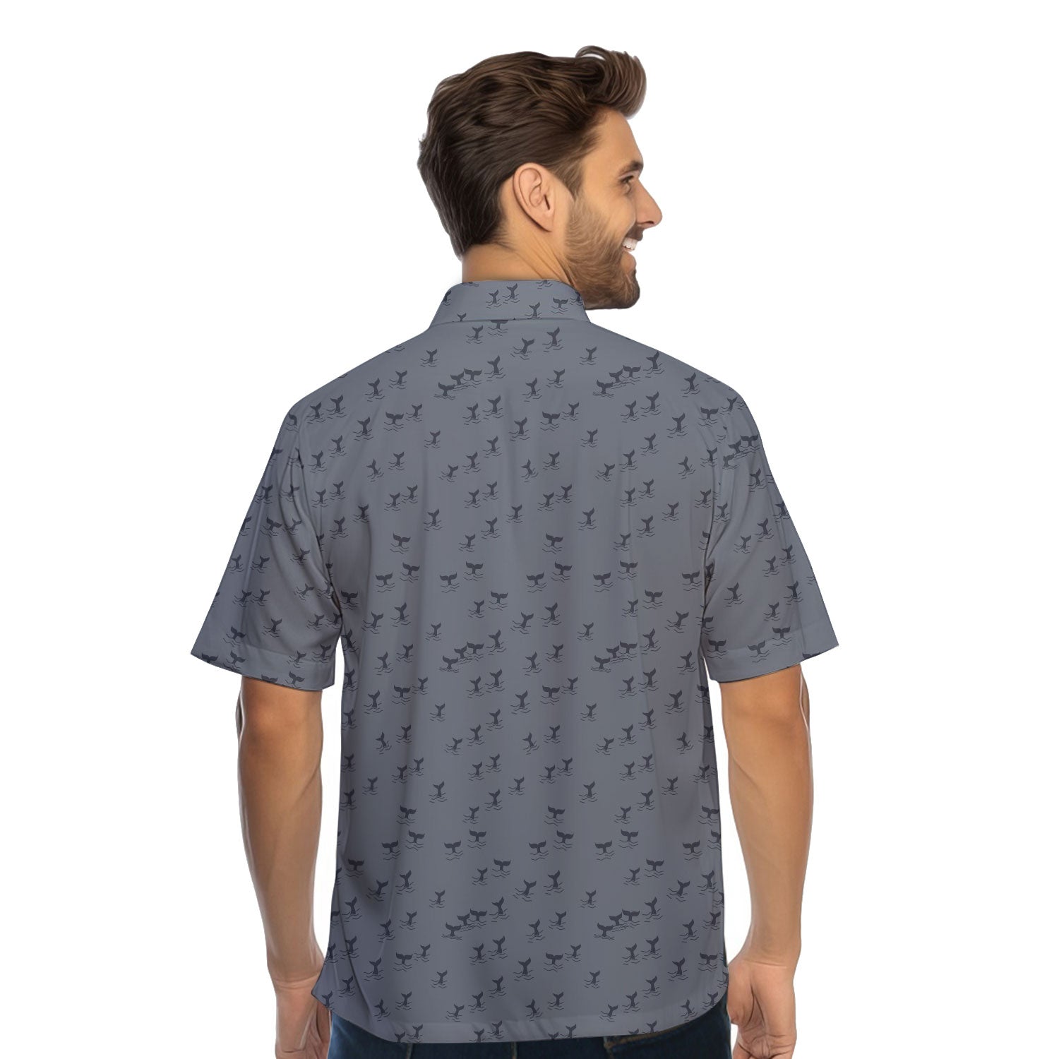 The Scattered Whales - Funny Golf Hawaiian Shirt-Hawaiian Shirt-Gerbera Prints