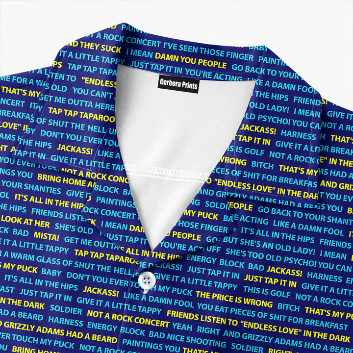Happy Gilmore Just Tap It In - Funny Golf Hawaiian Shirt