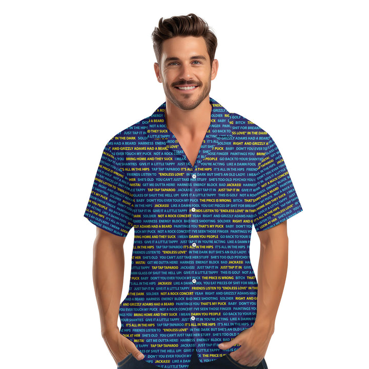 Happy Gilmore Just Tap It In - Funny Golf Hawaiian Shirt