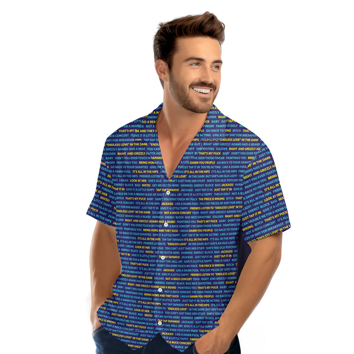 Happy Gilmore Just Tap It In - Funny Golf Hawaiian Shirt