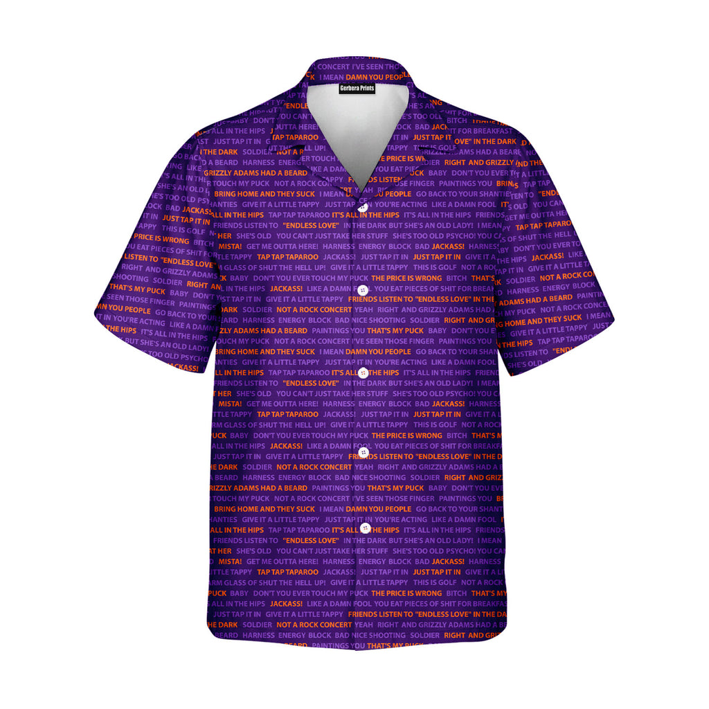 Happy Gilmore Just Tap It In - Funny Golf Hawaiian Shirt-Hawaiian Shirt-Gerbera Prints