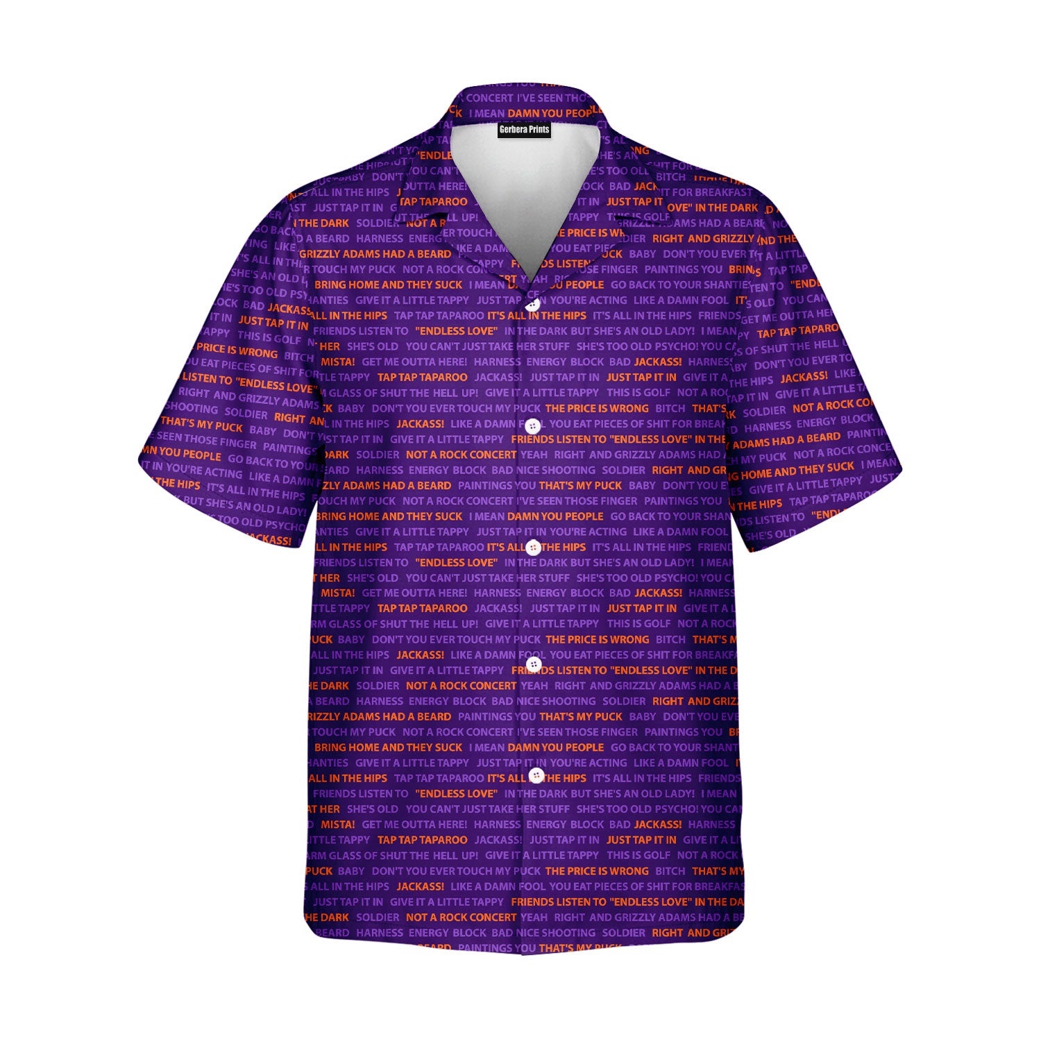 Happy Gilmore Just Tap It In - Funny Golf Hawaiian Shirt-Hawaiian Shirt-Gerbera Prints