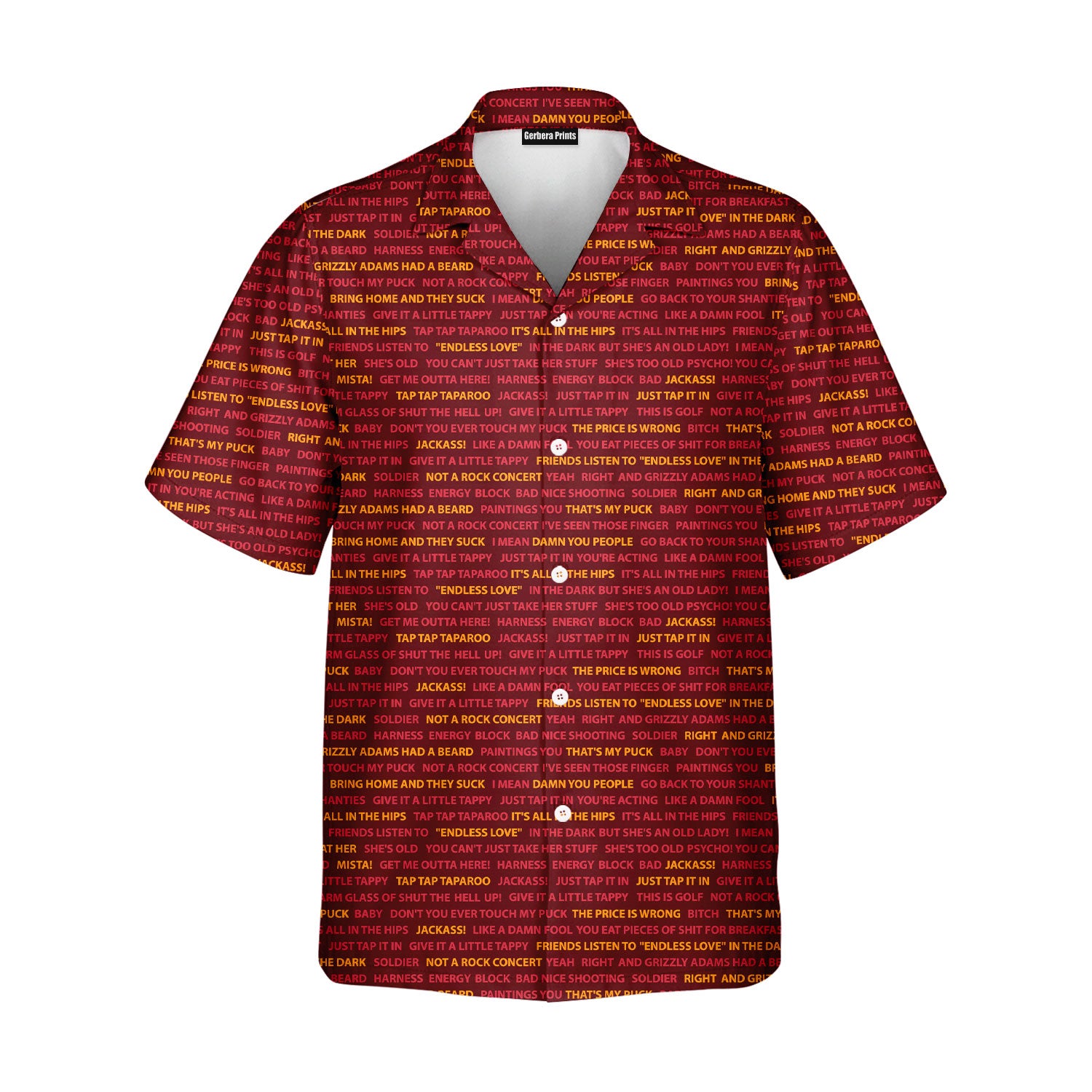 Happy Gilmore Just Tap It In - Funny Golf Hawaiian Shirt-Hawaiian Shirt-Gerbera Prints