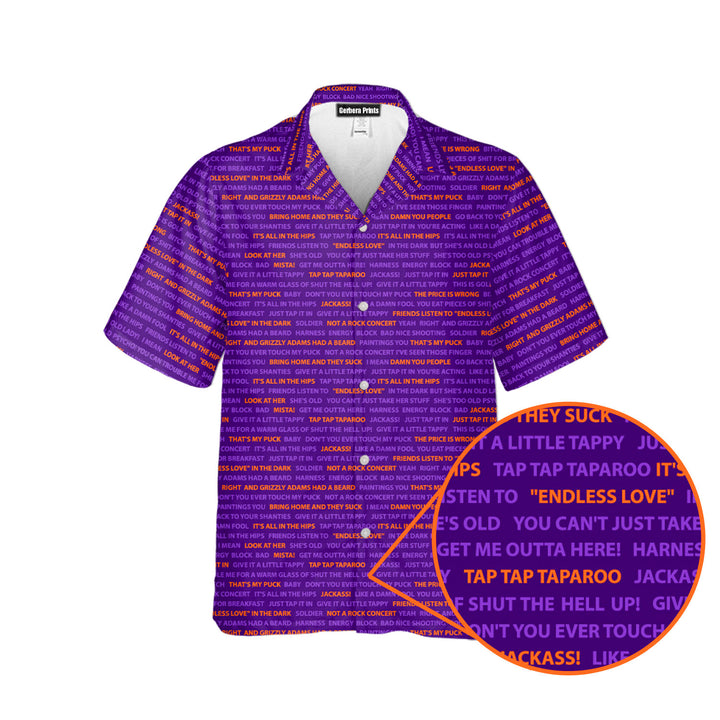 Happy Gilmore Just Tap It In - Funny Golf Hawaiian Shirt