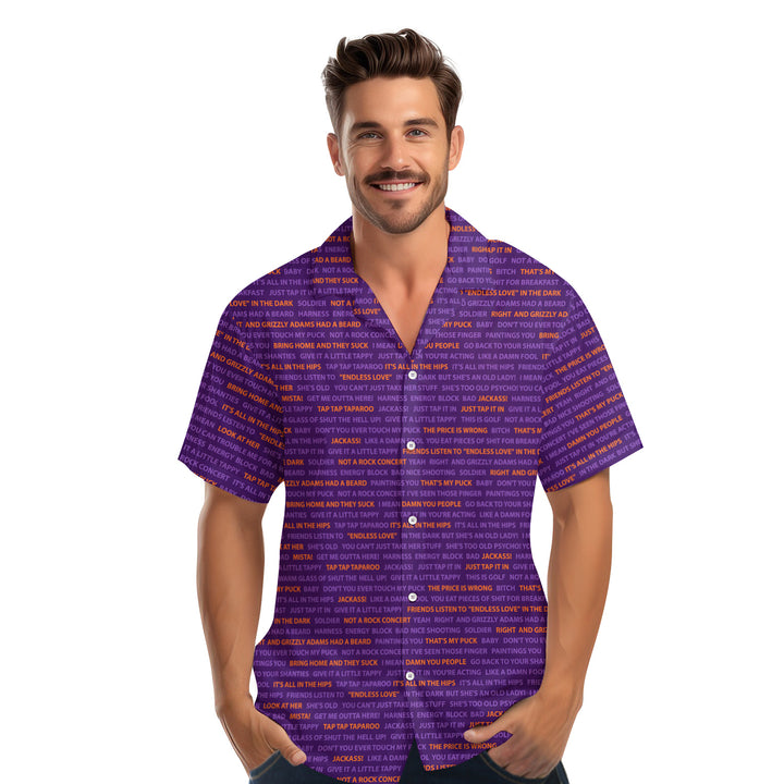 Happy Gilmore Just Tap It In - Funny Golf Hawaiian Shirt