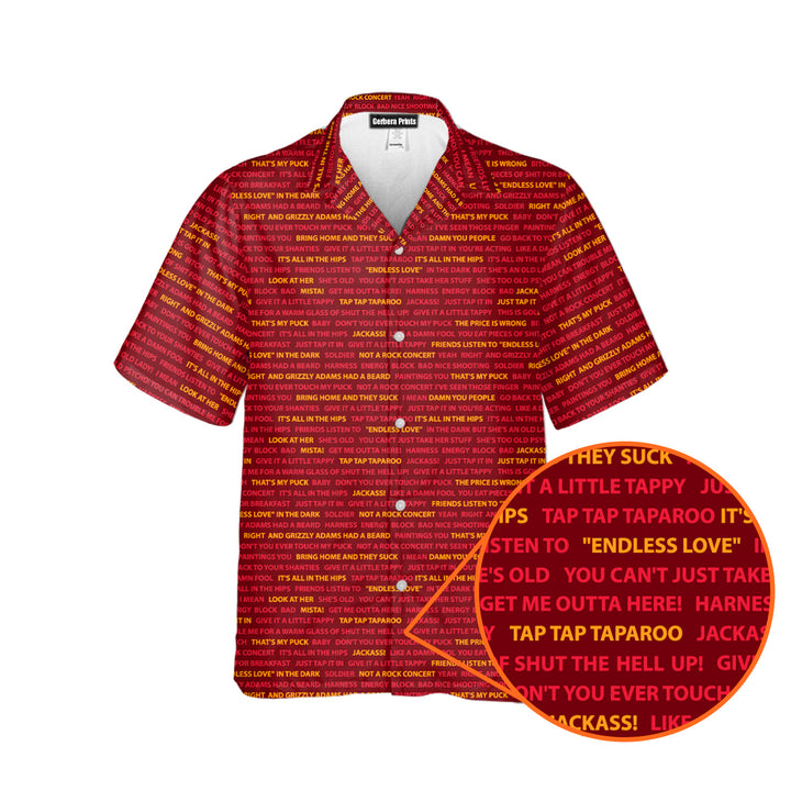 Happy Gilmore Just Tap It In - Funny Golf Hawaiian Shirt