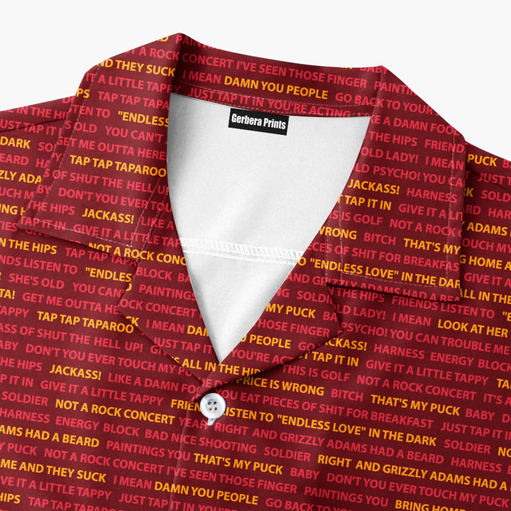 Happy Gilmore Just Tap It In - Funny Golf Hawaiian Shirt