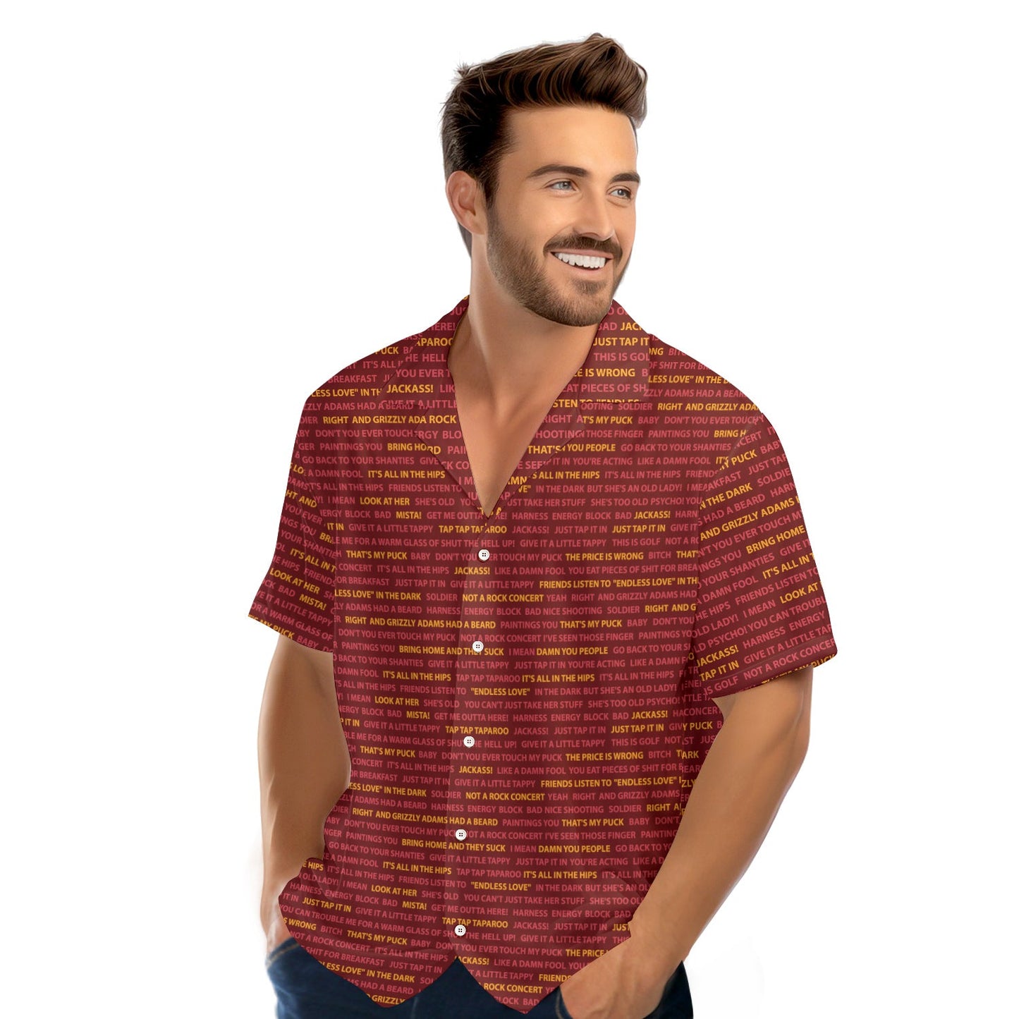Happy Gilmore Just Tap It In - Funny Golf Hawaiian Shirt