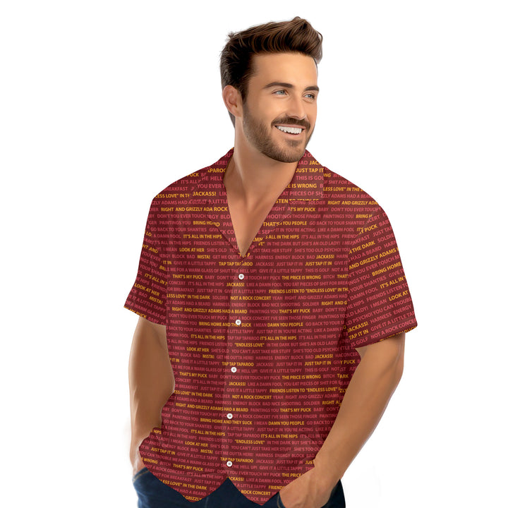 Happy Gilmore Just Tap It In - Funny Golf Hawaiian Shirt