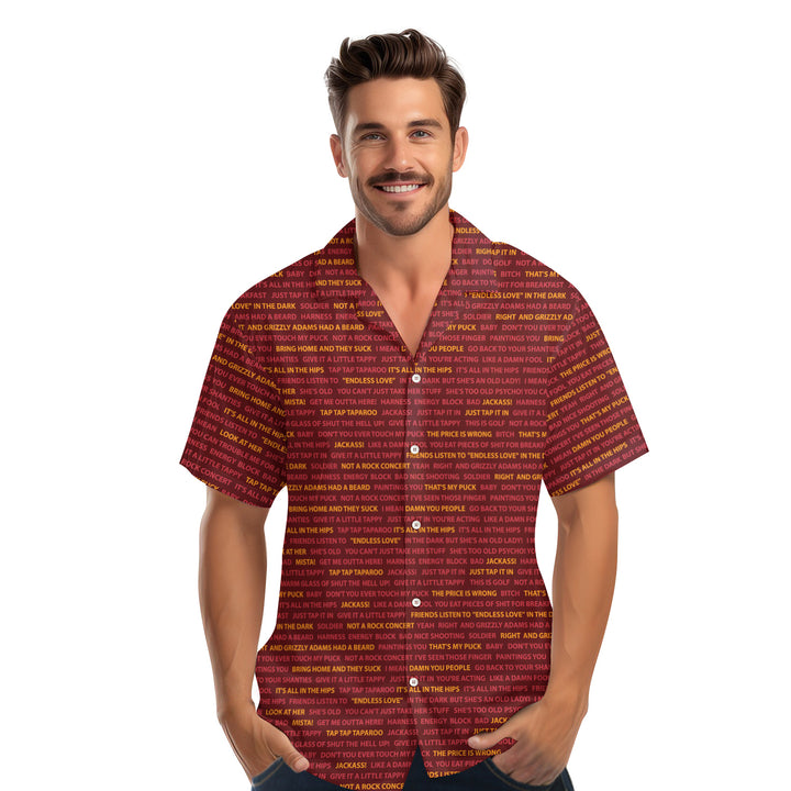 Happy Gilmore Just Tap It In - Funny Golf Hawaiian Shirt