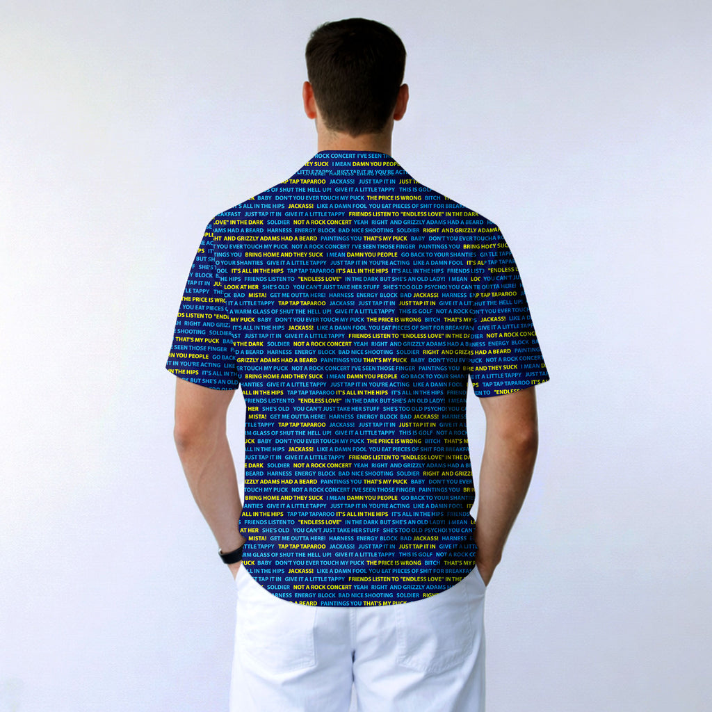 Happy Gilmore Just Tap It In - Funny Golf Hawaiian Shirt-Hawaiian Shirt-Gerbera Prints