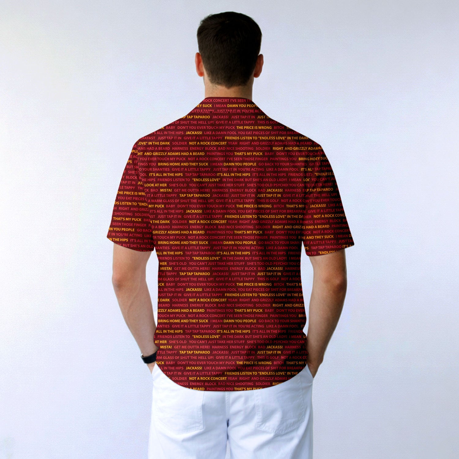 Happy Gilmore Just Tap It In - Funny Golf Hawaiian Shirt-Hawaiian Shirt-Gerbera Prints