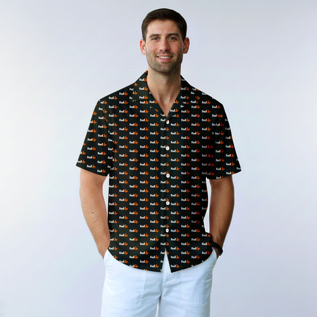 FedUp - Golf Hawaiian Shirt-Hawaiian Shirt-Gerbera Prints