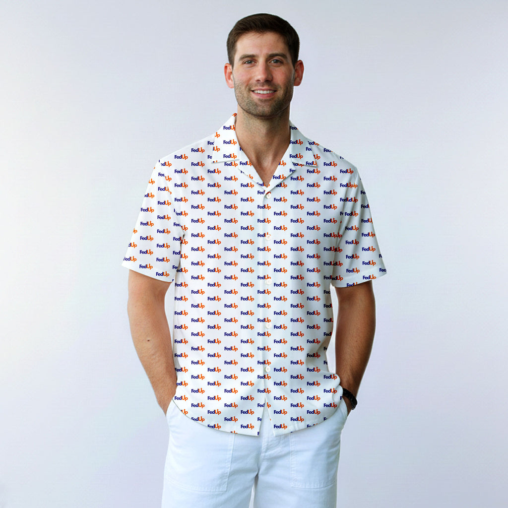 FedUp - Golf Hawaiian Shirt-Hawaiian Shirt-Gerbera Prints