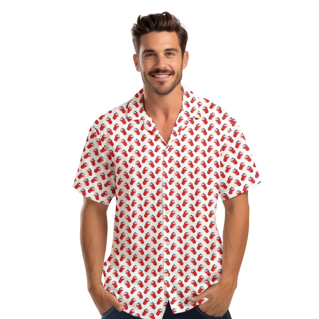 Greatest Lips American - Golf Hawaiian Shirt-Hawaiian Shirt-Gerbera Prints