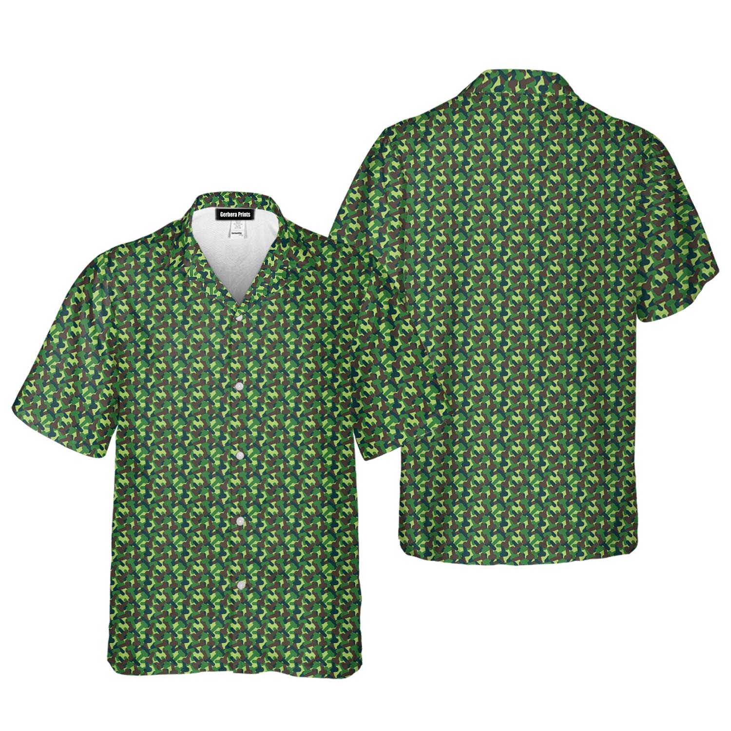 Camouflage - Funny Golf Hawaiian Shirt-Hawaiian Shirt-Gerbera Prints