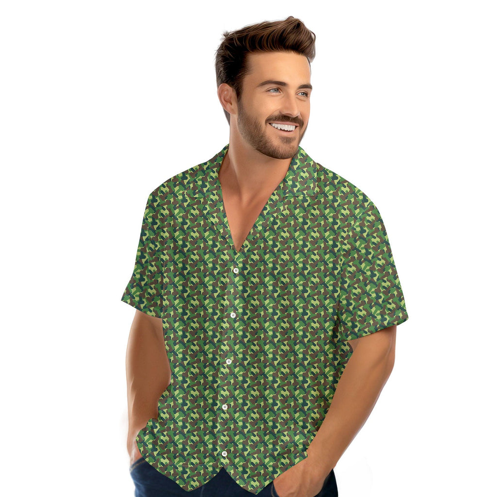 Camouflage - Funny Golf Hawaiian Shirt-Hawaiian Shirt-Gerbera Prints