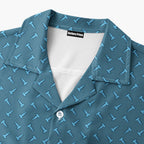 Frank and Beans Blue - Funny Golf Hawaiian Shirt-Hawaiian Shirt-Gerbera Prints