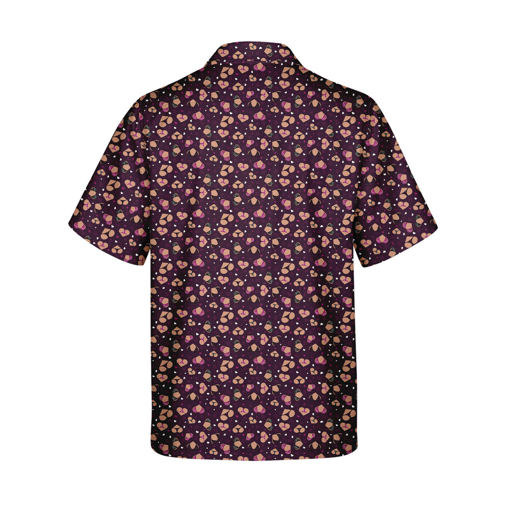 Hearts Like Breast - Funny Golf Hawaiian Shirt-Hawaiian Shirt-Gerbera Prints
