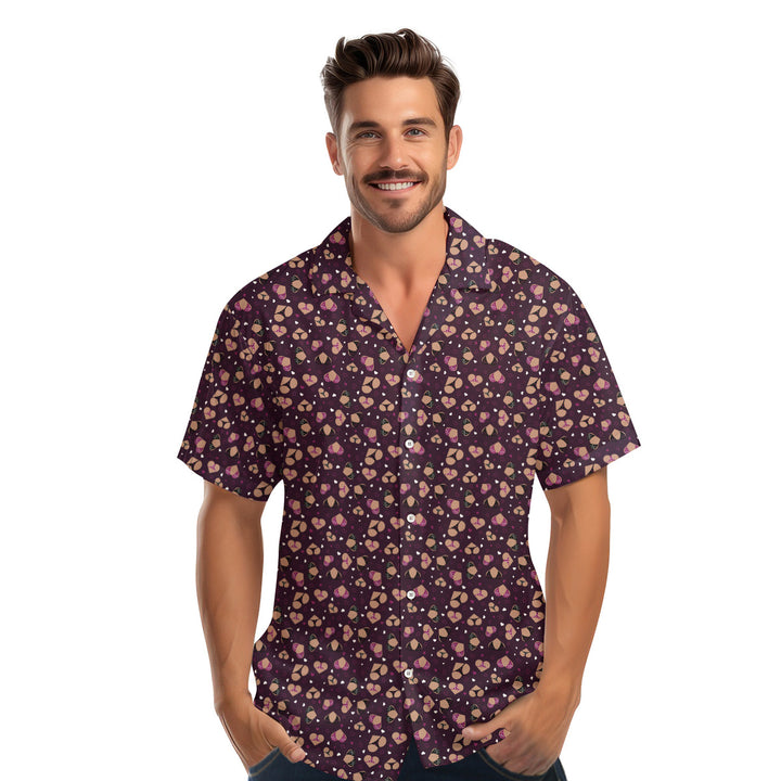 Hearts Like Breast - Funny Golf Hawaiian Shirt