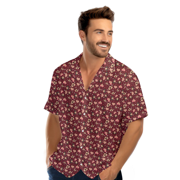 Hearts Like Breast - Funny Golf Hawaiian Shirt