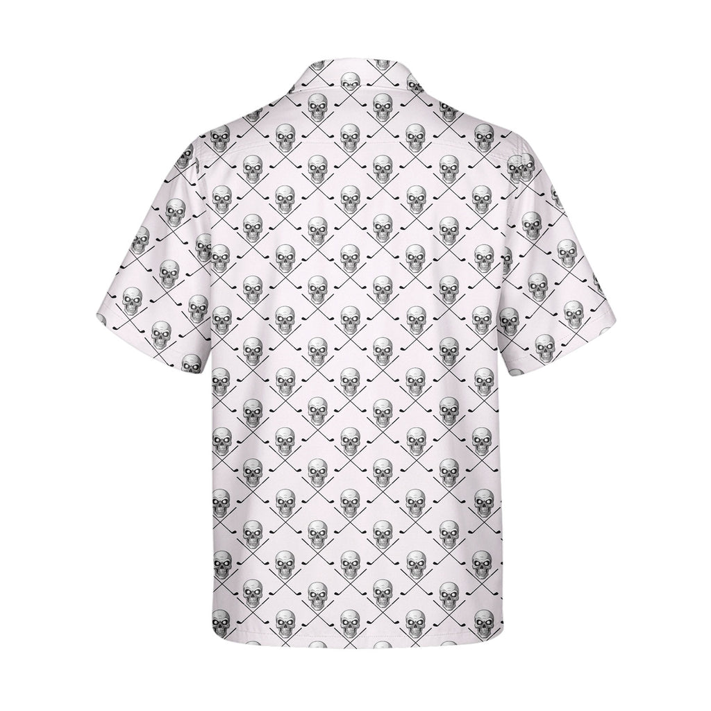 Skull Golf - Golf Hawaiian Shirt-Hawaiian Shirt-Gerbera Prints
