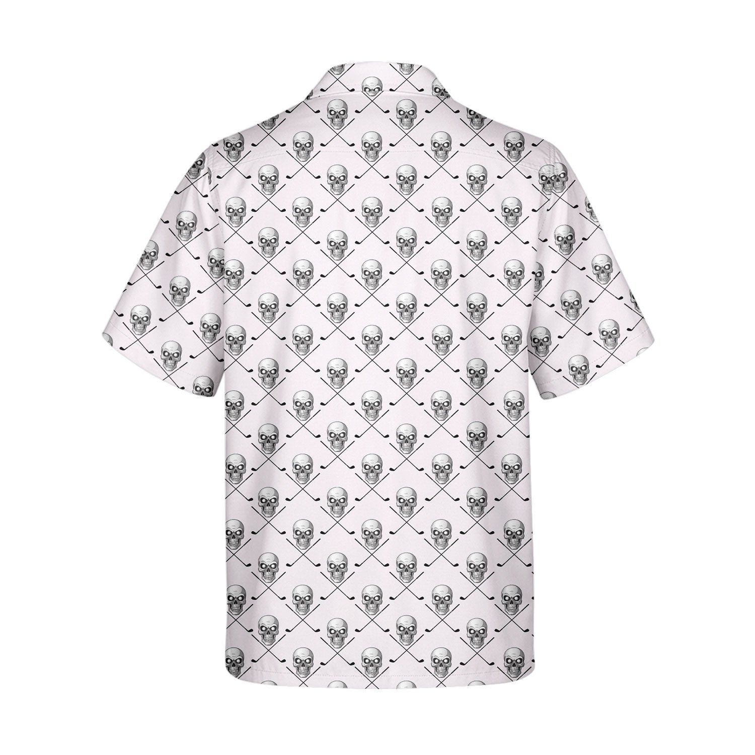Skull Golf - Golf Hawaiian Shirt-Hawaiian Shirt-Gerbera Prints