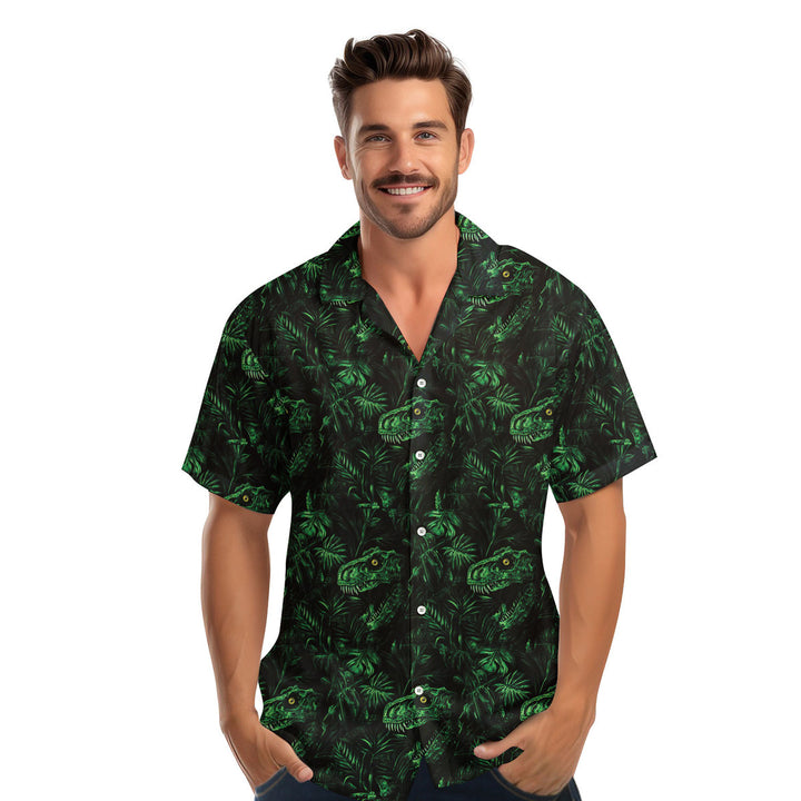 Hidden Dinosaur - Golf Hawaiian Shirt