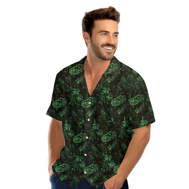 Hidden Dinosaur - Golf Hawaiian Shirt
