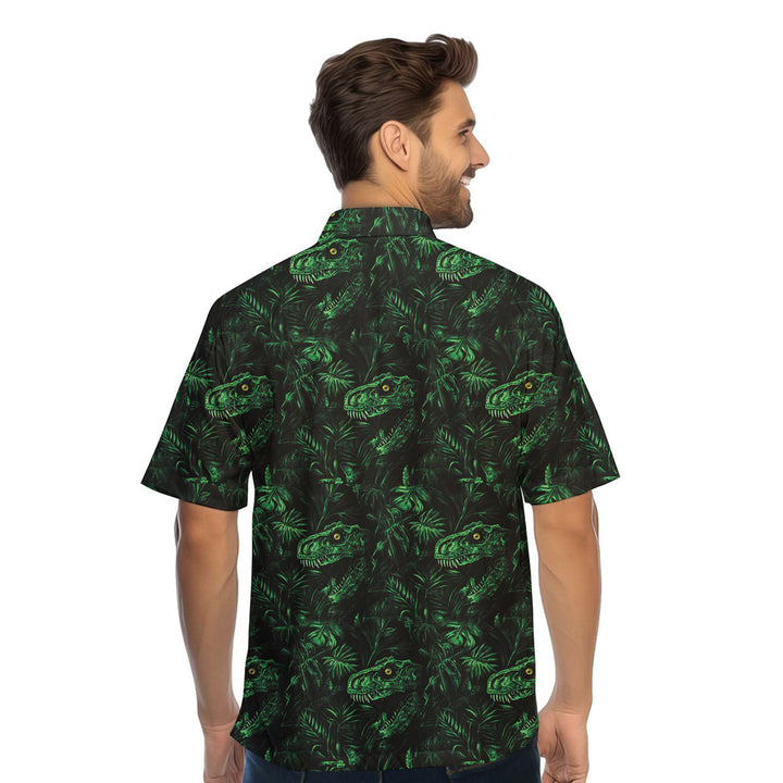 Hidden Dinosaur - Golf Hawaiian Shirt