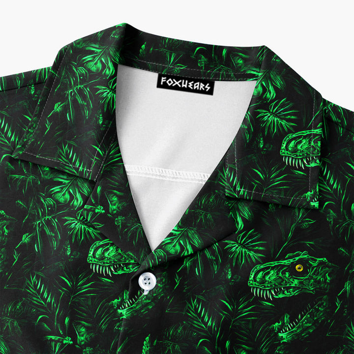 Hidden Dinosaur - Golf Hawaiian Shirt
