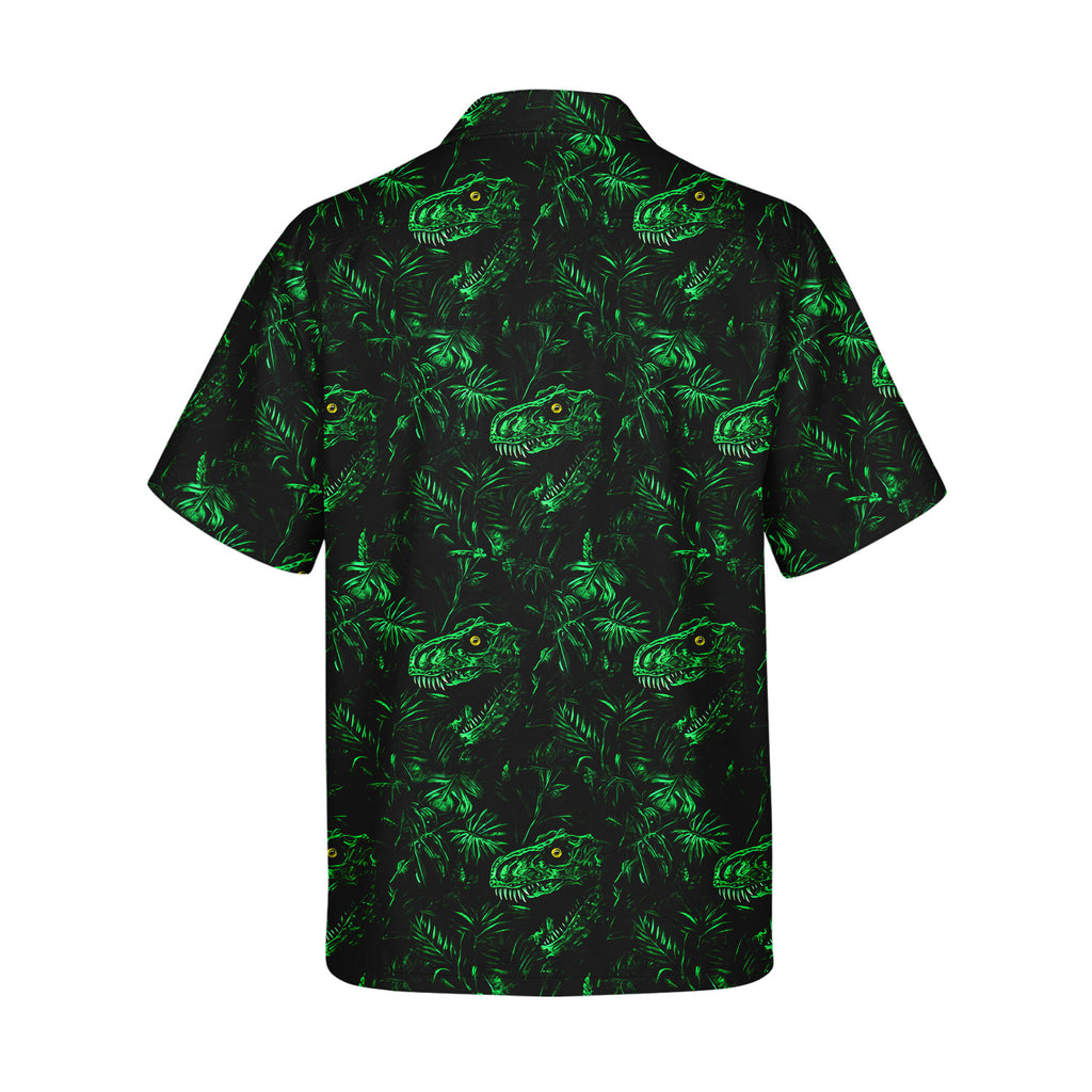 Hidden Dinosaur - Golf Hawaiian Shirt-Hawaiian Shirt-Gerbera Prints
