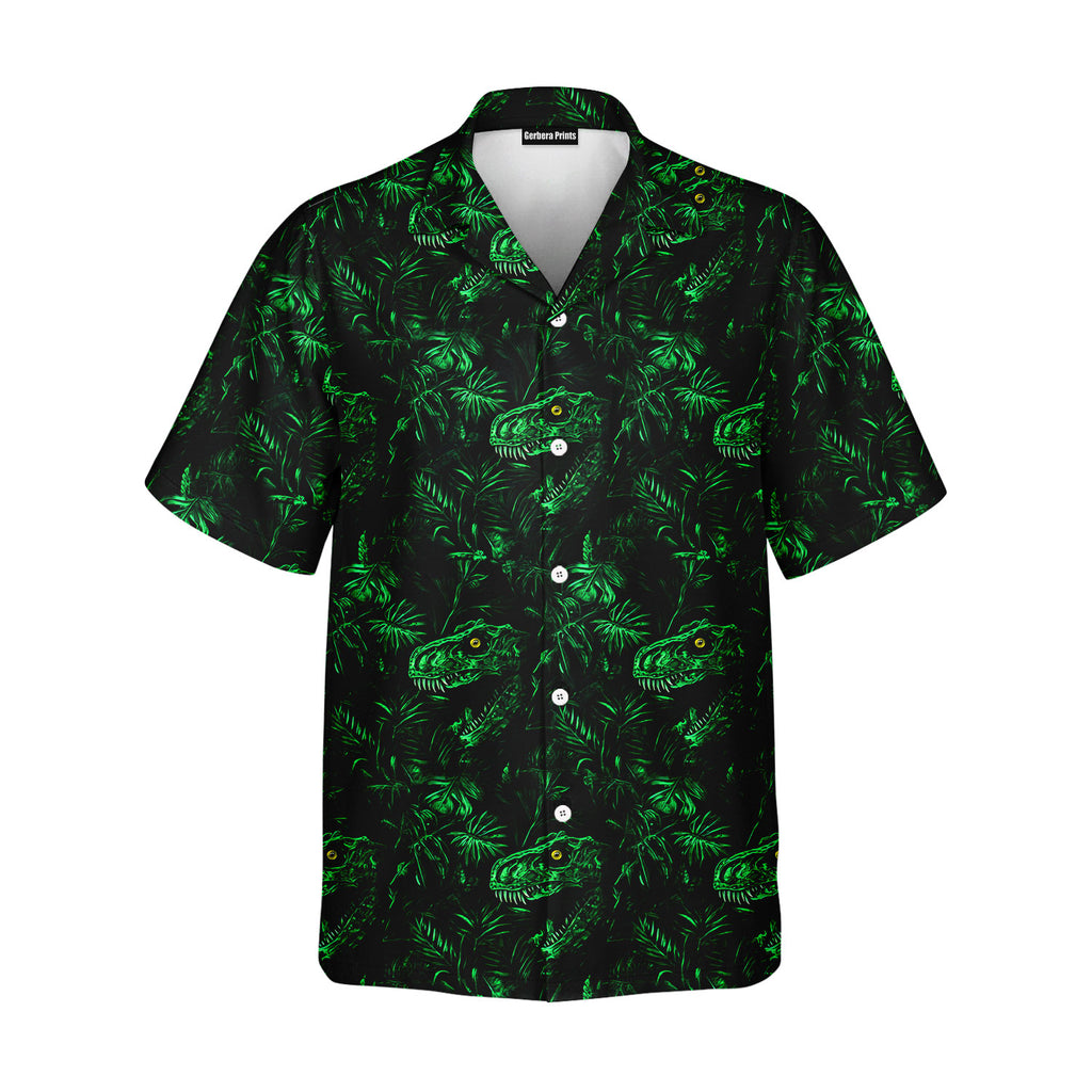 Hidden Dinosaur - Golf Hawaiian Shirt-Hawaiian Shirt-Gerbera Prints