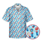 Patriotic Rocket Ice-Pop - Golf Hawaiian Shirt-Hawaiian Shirt-Gerbera Prints