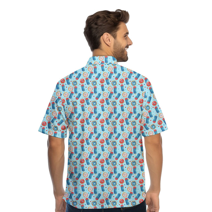 Patriotic Rocket Ice-Pop Hawaiian Shirt