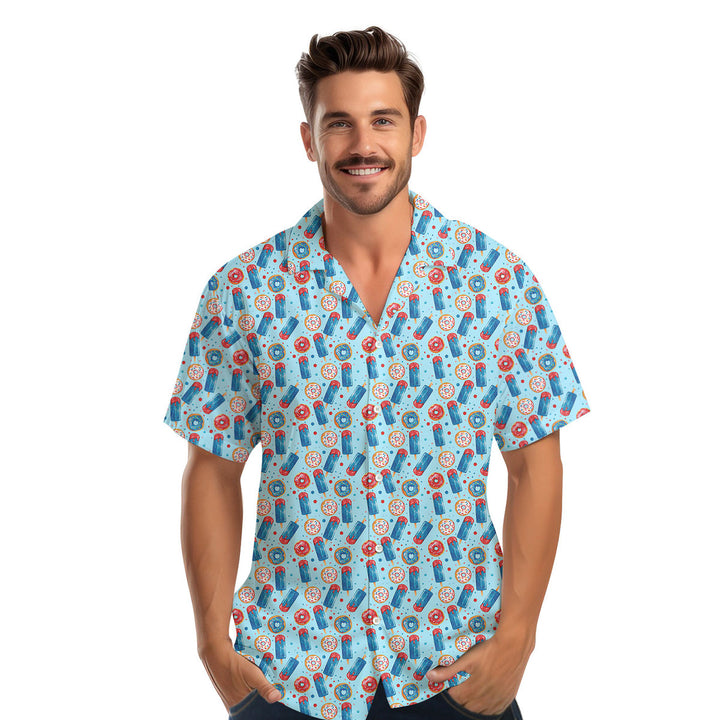 Patriotic Rocket Ice-Pop Hawaiian Shirt