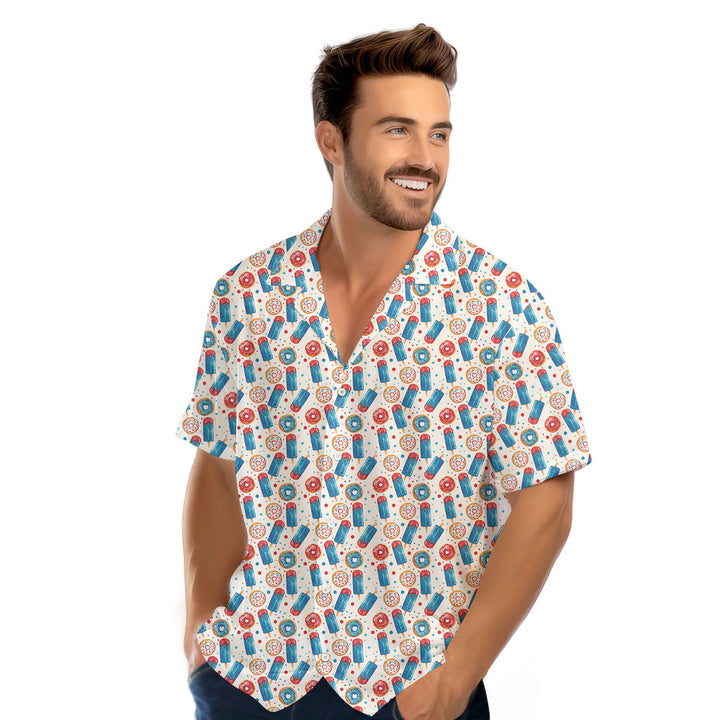 Patriotic Rocket Ice-Pop Hawaiian Shirt