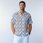 Patriotic Rocket Ice-Pop - Golf Hawaiian Shirt-Hawaiian Shirt-Gerbera Prints