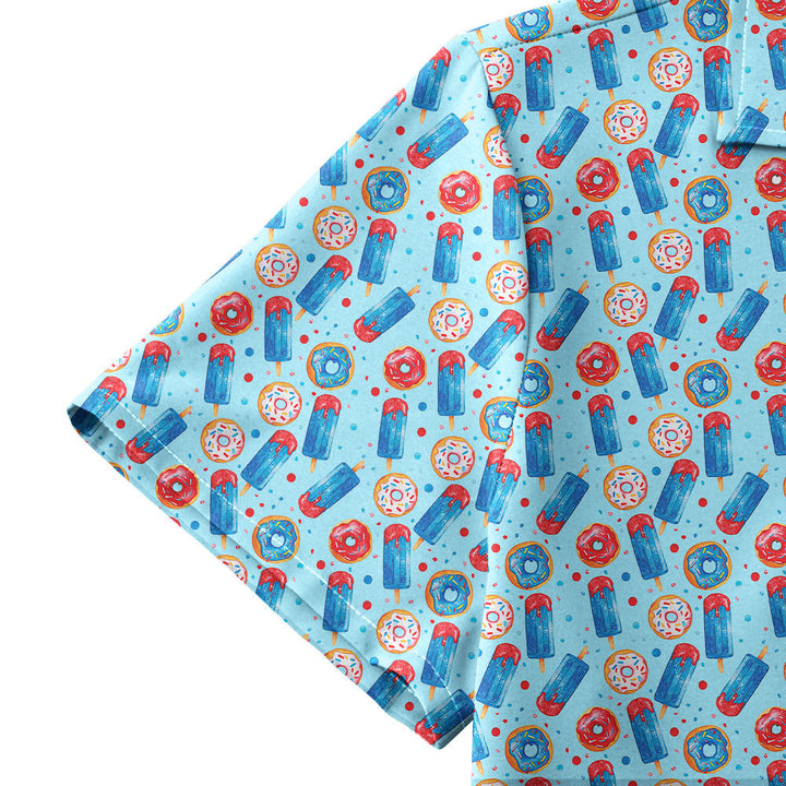 Patriotic Rocket Ice-Pop Hawaiian Shirt