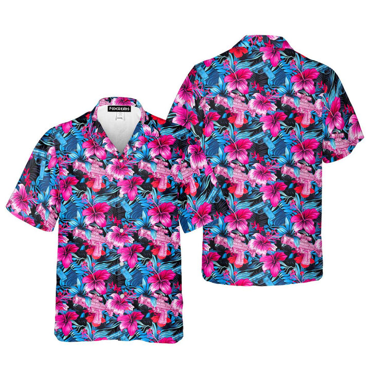 Gun Tropical Hawaiian Shirt