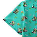 Parrot Drives Golf Cart - Funny Golf Hawaiian Shirt-Hawaiian Shirt-Gerbera Prints