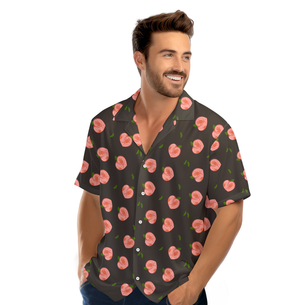 Nice Peaches - Funny Golf Hawaiian Shirt 