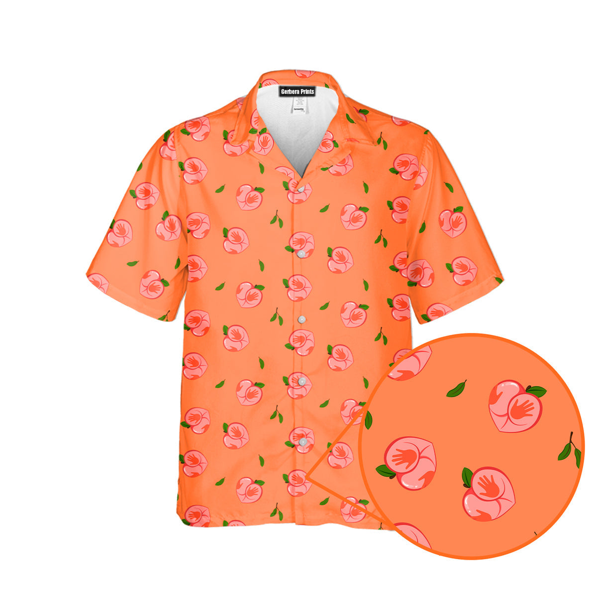 Nice Peaches - Funny Golf Hawaiian Shirt-Hawaiian Shirt-Gerbera Prints