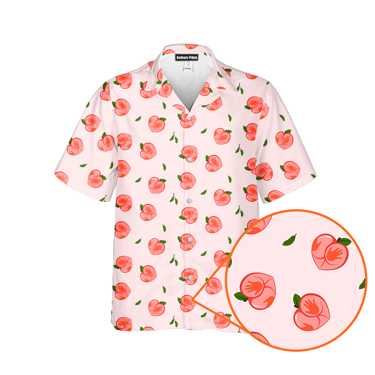 Nice Peaches - Funny Golf Hawaiian Shirt-Hawaiian Shirt-Gerbera Prints